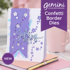 Gemini Confetti Border Dies