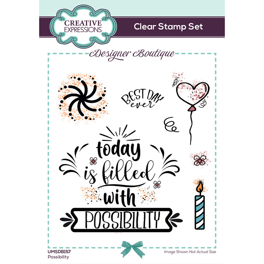 Designer Boutique Stamp by Creative Expressions - Possibilty