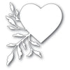 Poppystamps Die - Leaf Flourish Heart - 2458