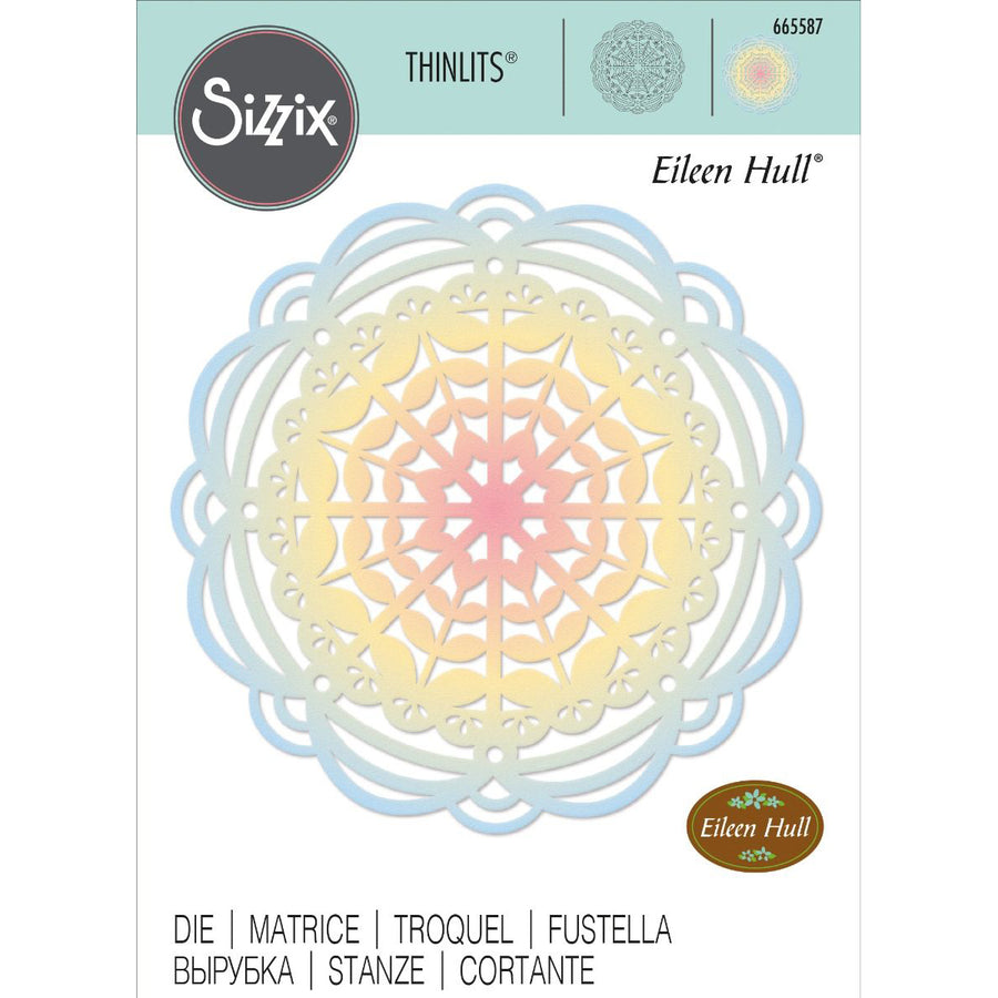 Sizzix Thinlits Die Heart - Mandala by Eileen Hull - 665587