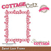 Cottage Cutz Die - Sweet Love Frame (Elites) - CCE-098