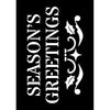 Creative Expressions Mini Stencil - Seasons Greetings