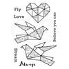 Woodware Clear Singles Paper Birds - FRS763