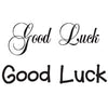 Woodware Stamps - Just Words - Good Luck - JWS004