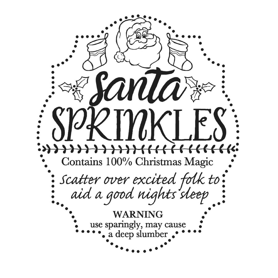 Woodware Clear Stamps Designed by Jane Gill: Santa Sprinkles Tags - JGS533