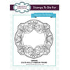 Sue Wilson Stamps To Die For - Eves Holly Ribbon Frame - UMS846