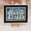 This beautifully designed clear acrylic Christmas art stamp from Woodware stamps embodies the spirit of Bethlehem at the Nativity