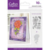 Crafters Companion Floral Collage Masks with Stamps 
