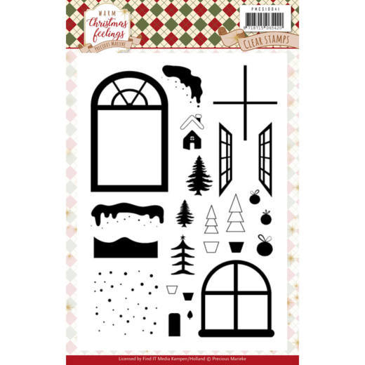 Precious Marieke clear Stamps- Warm Christmas Feelings - PMCS10041
