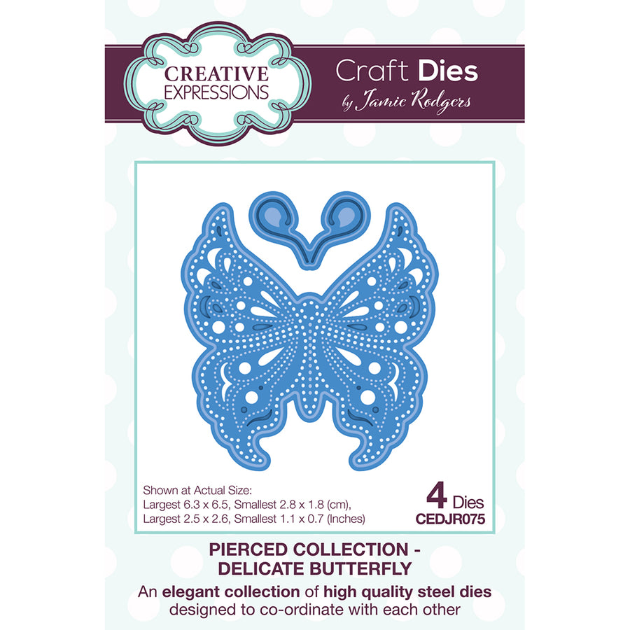 Jamie Rodgers Dies by Creative Expressions - Delicate Butterfly - CEDJR075