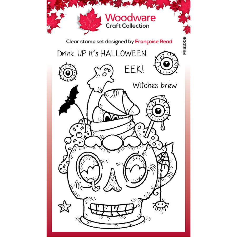 Woodware Clear Stamps - Spooky Cup - FRS1009
