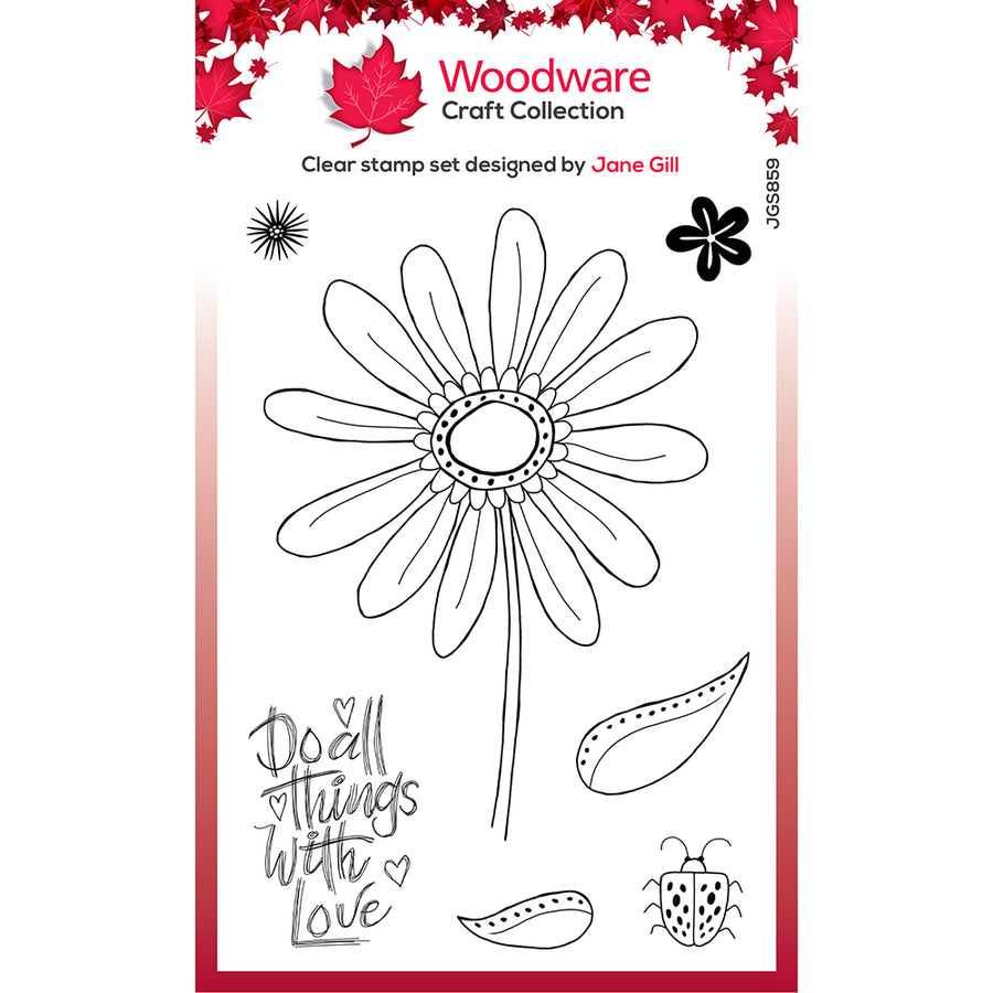 Woodware Craft - Clear Stamp - Huge Snowflake