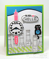 Paper Smooches Stamp - TICK TOCK M1S206