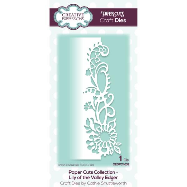 Paper Cuts Dies - Lily of the Valley Edger (CEDPC1039)