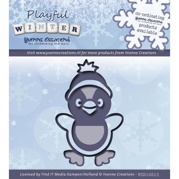 Yvonne Creations Die - Playful Winter - Penguin