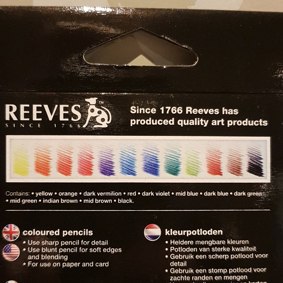 Reeves coloured pencils - 12 pc