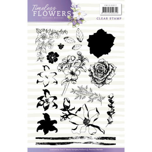Precious Marieke Stamp - Timeless Flowers - Clear Stamp