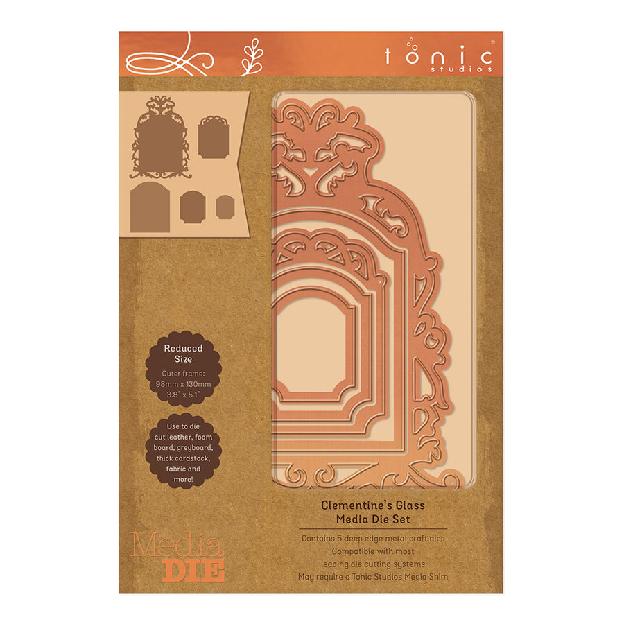 Tonic Media Die Set - Clemantines Glass - 2369E