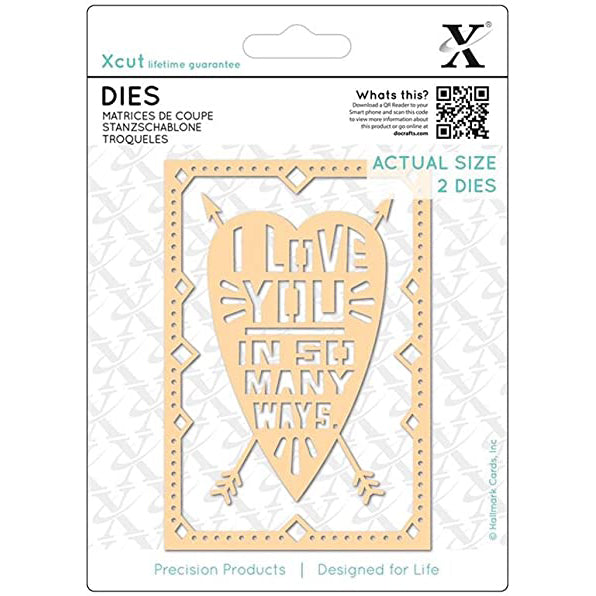 X-Cut Dies - I Love You - XCU 503388