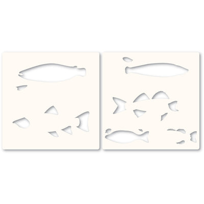 Memory Box Stencil Set - Freshwater Fish - 88622