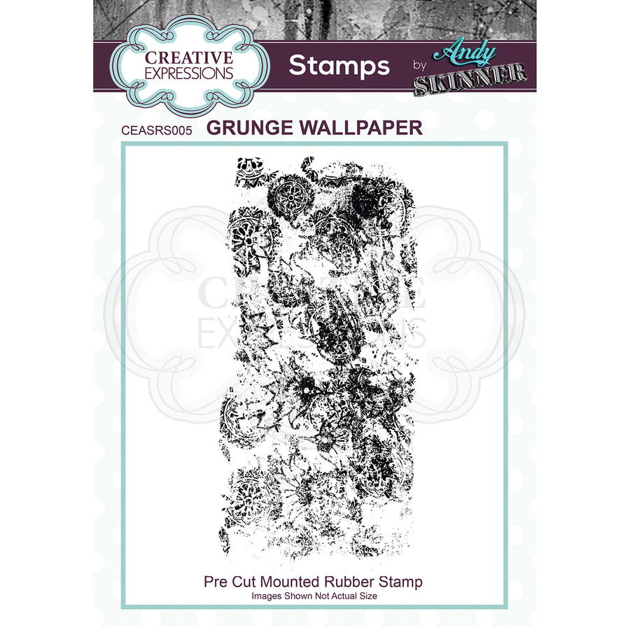 Andy Skinner - Grunge Wallpaper Stamp by Creative Expressions