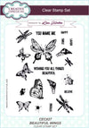 Lisa Horton A5 Clear Stamp Set: Beautiful Wings - CEC827