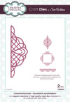 Craft Dies by Sue Wilson - Configurations Collection - Teardrop Adornment (CED6305)