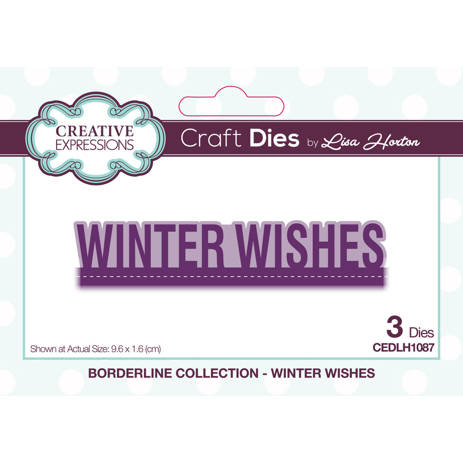 Lisa Horton Dies - Borderline - Winter Wishes Craft Die - CEDLH1087