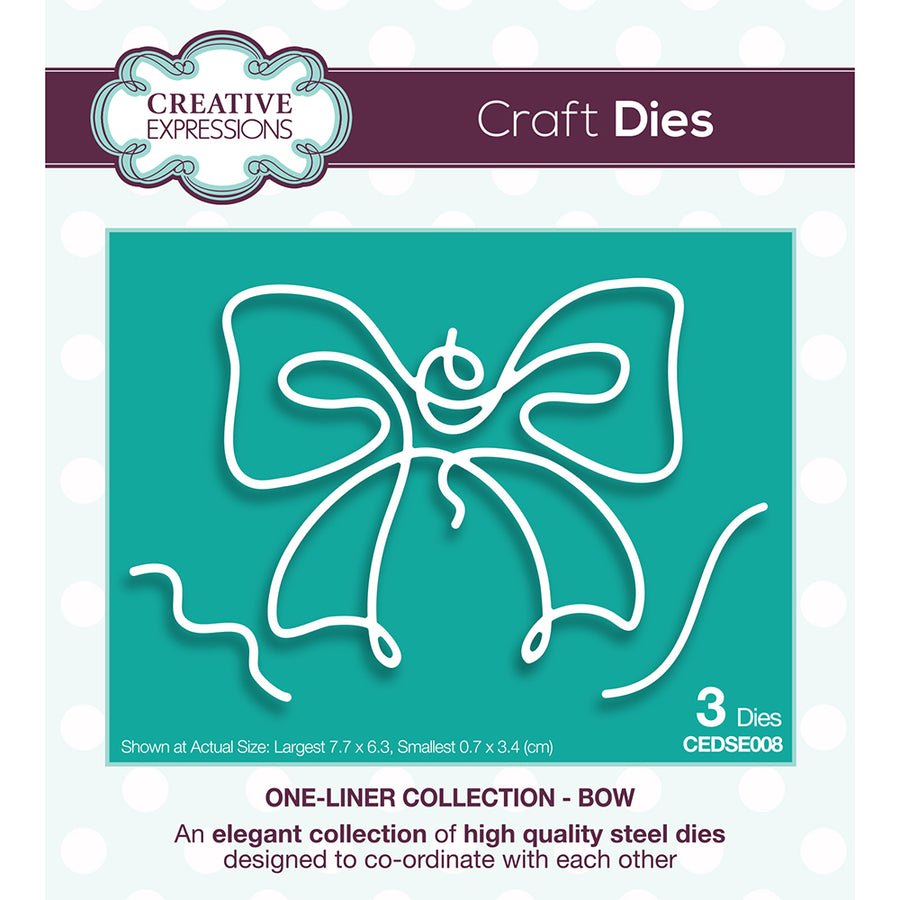 Creative Expressions Die - One-liner Collection - Bow