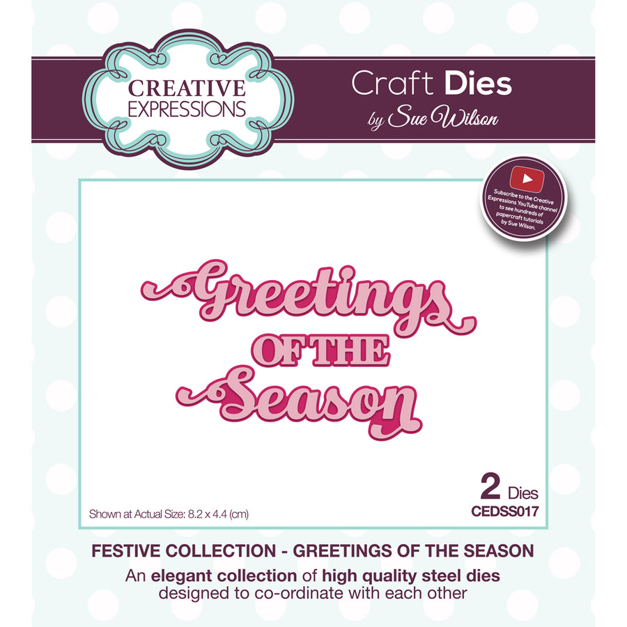 Sue Wilson Dies - Festive Collection - Greetings of the Season - CEDSS017
