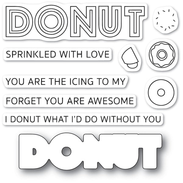 Poppystamps Stamps - Donut What I’d Do - CL475