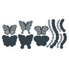 The Paper Boutique Die -Floral Butterflies - Embellishments - PBDC1115