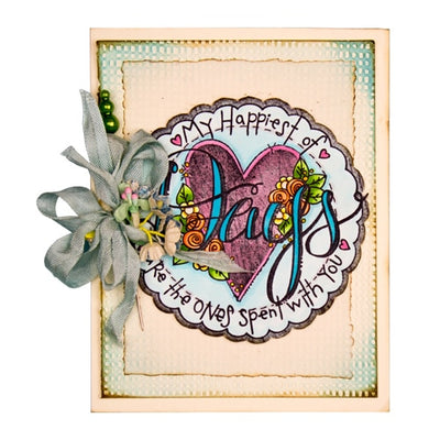 Spellbinders Days 3D Shading Stamp from the Happy Grams #2 Collection by Tammy Tutterow