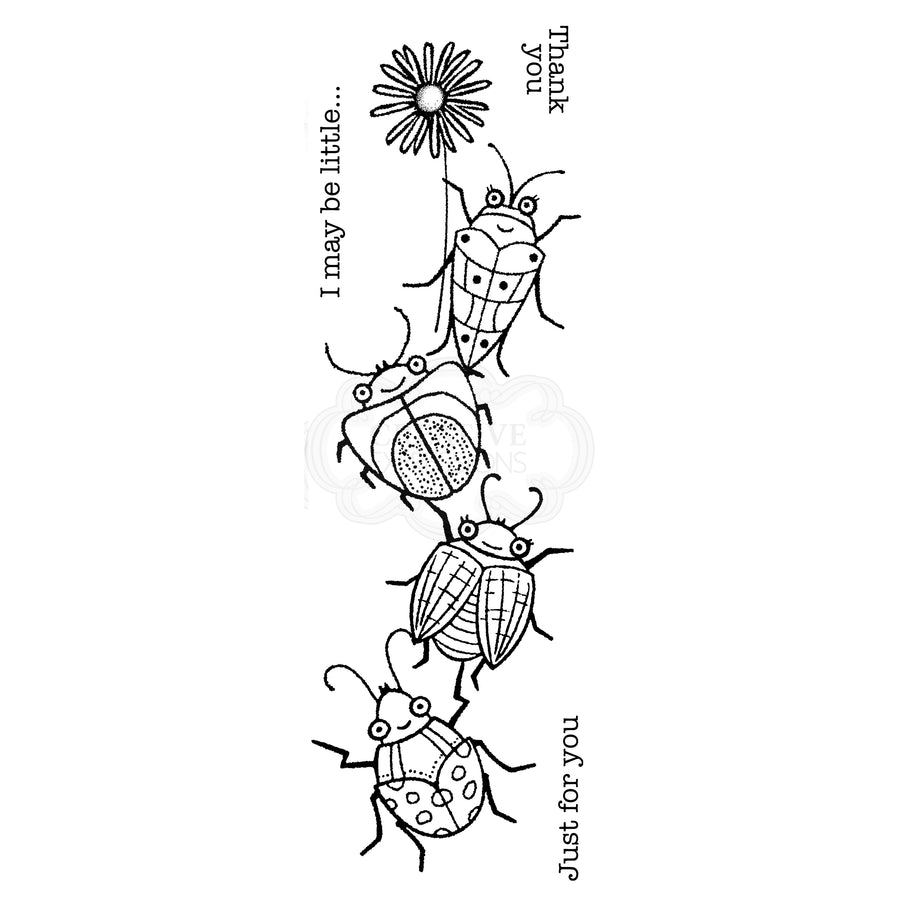 Woodware Clear Singles - Beetle Flower - FRS397