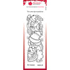 Woodware Clear Single Stamps - Heart Border - FRS408