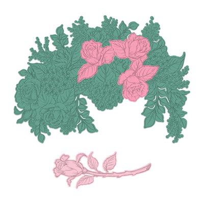 Heartfelt Creations - Basket Florals Die - HCD1-7437