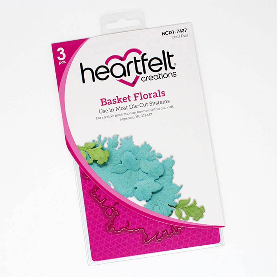 Heartfelt Creations - Basket Florals Die - HCD1-7437