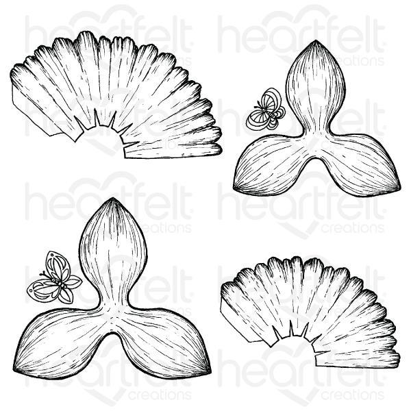 Heartfelt Creations - Spring Daffodil Cling Stamp Set - HCPC-3946