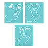 Spellbinders - Jane Davenport - Artomology - Good Face Stencils