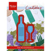 Marianne Design Die - Christmas Craftables - Wine Bottle - LR0489