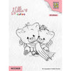 Nellie Snellen Clear Stamp - Cuties - Cosily Under A Warm Scarf