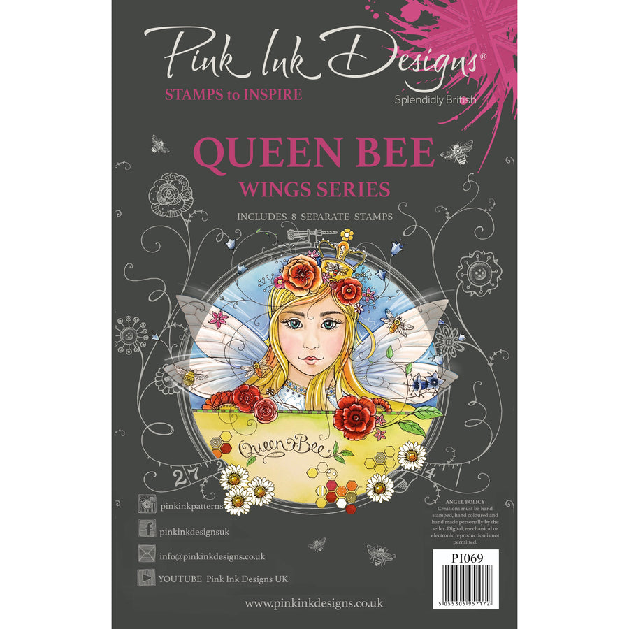 Pink Ink Designs Stamp - Queen Bee