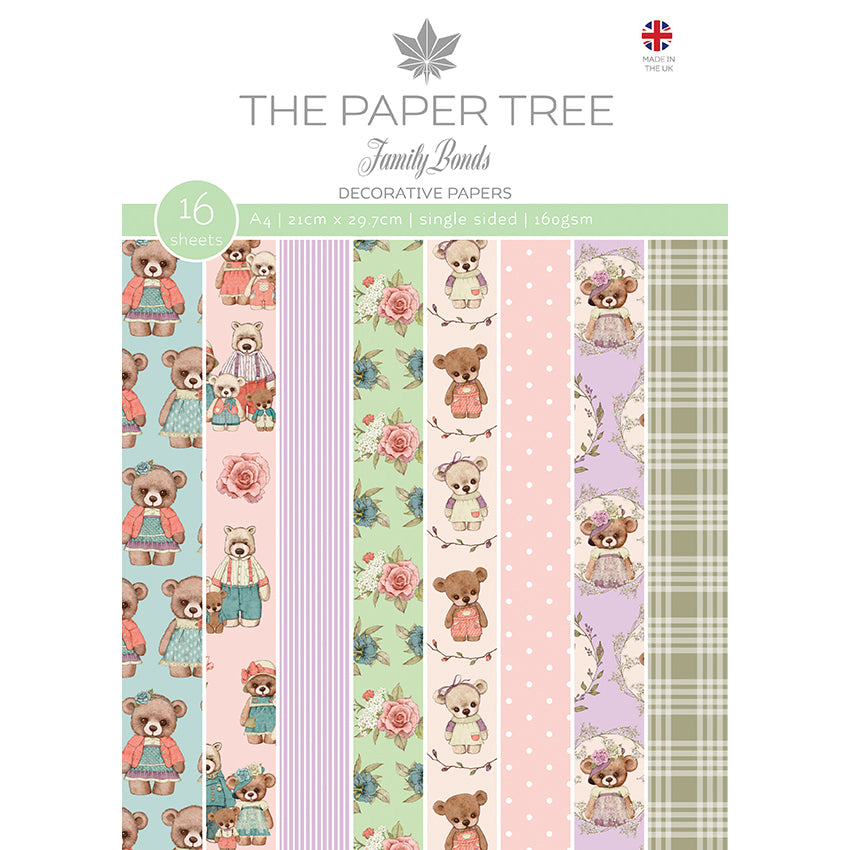 The Paper Tree - Family Bonds - A4 Backing Papers - PTC1184