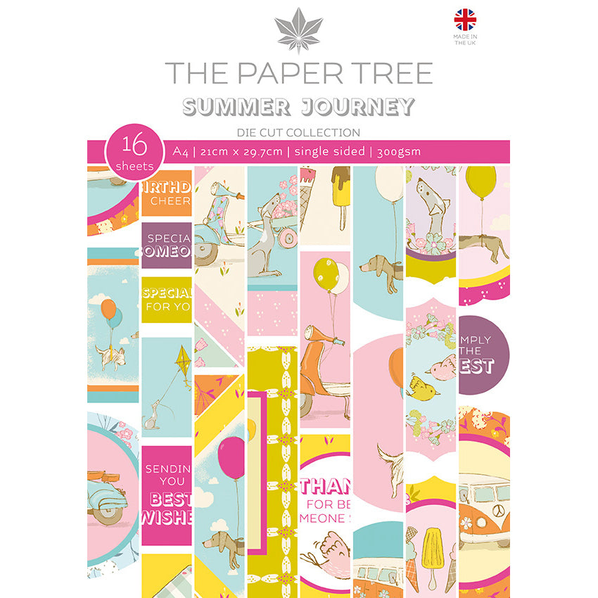 The Paper Tree - Summer Journey - A4 Die Cut sheets