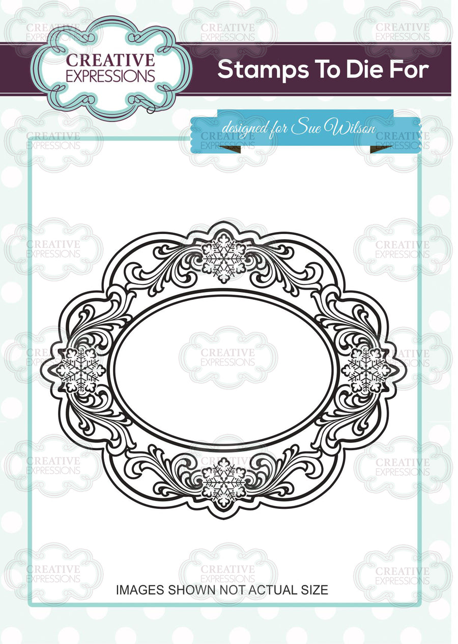 Sue Wilson Stamps to Die For - Festive Collection - Snowflake Scrolls