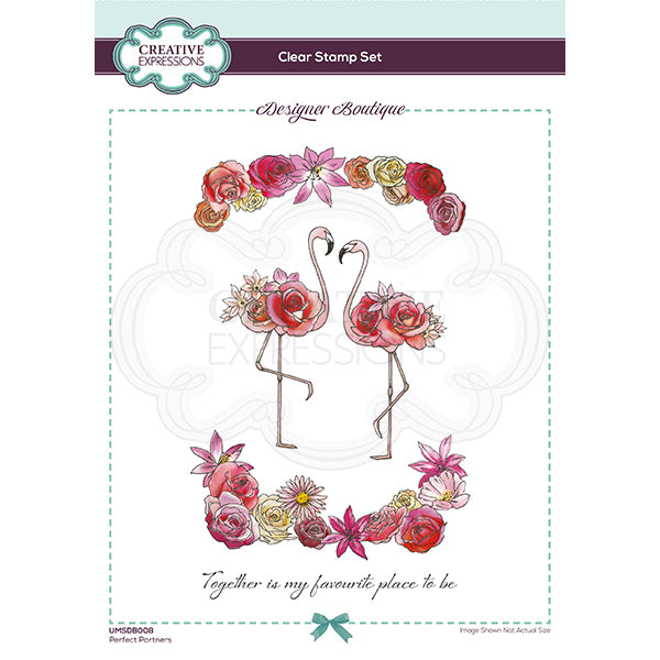 Creative Expressions Stamp - Designer Boutique Collection - Perfect Partners