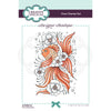 Creative Expressions Stamp - Designer Boutique Collection - Floral Bubbles
