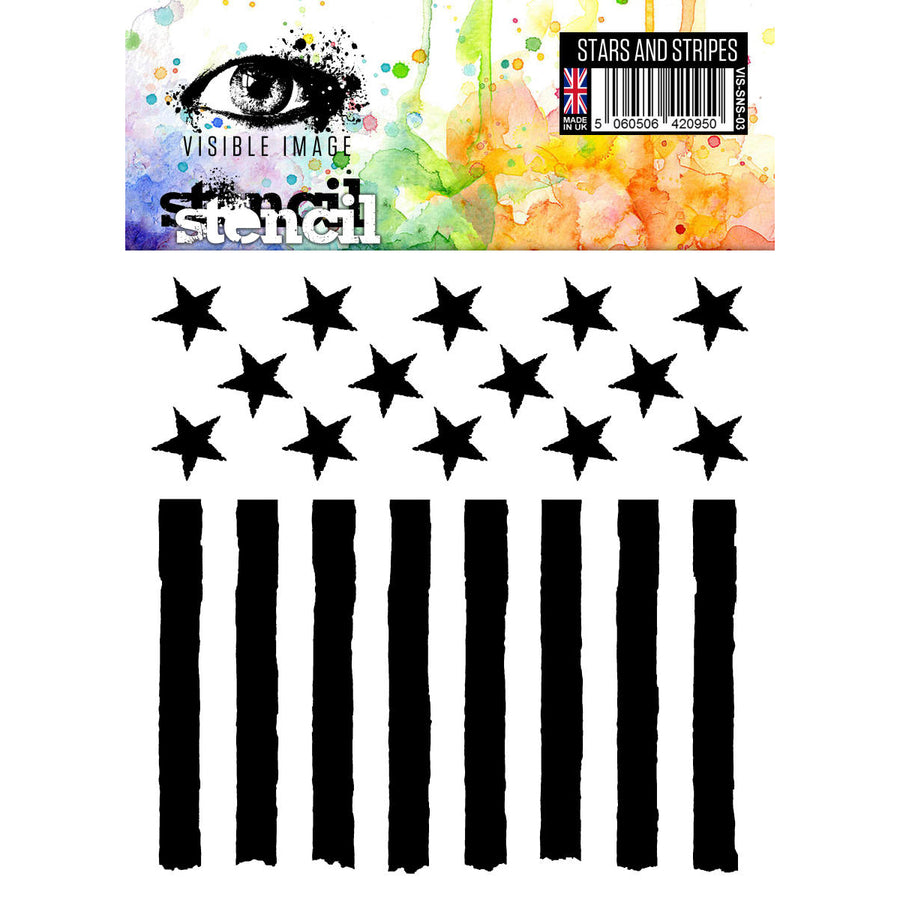 Visible Image Stencil - Stars and Stripes