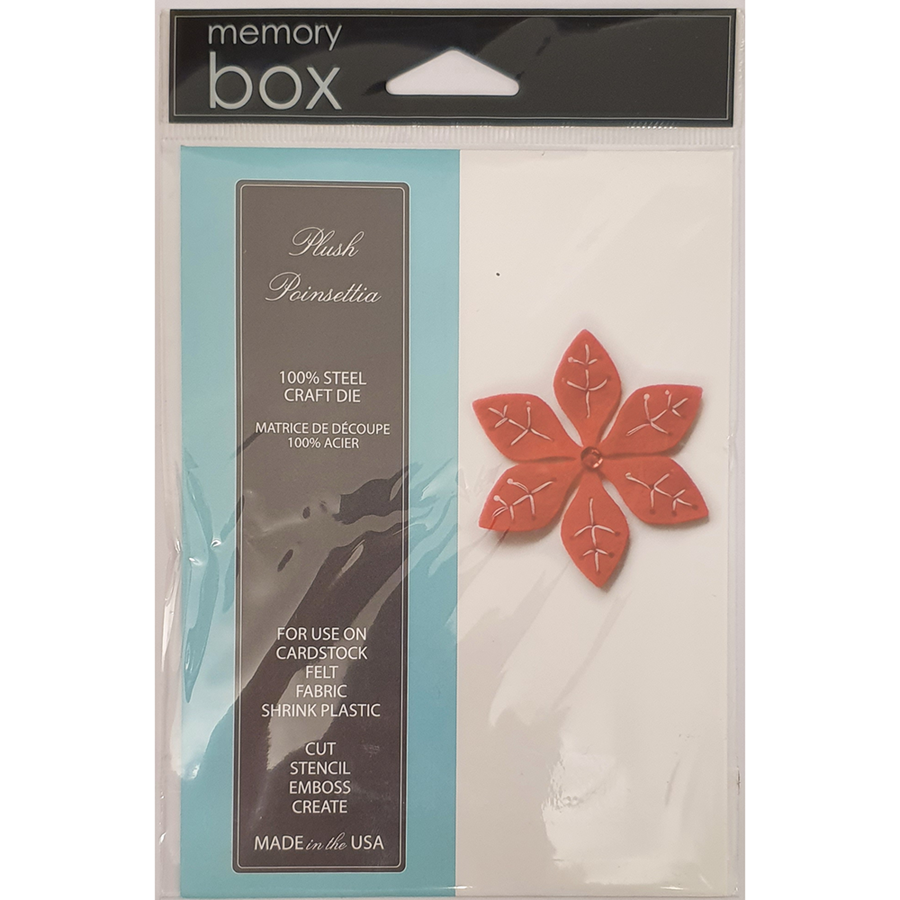 Memory Box Die - Plush Poinsettia - 99309