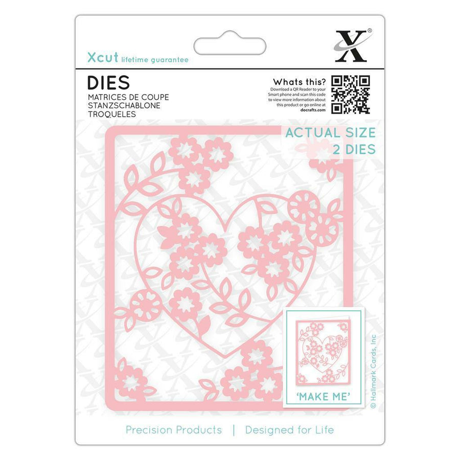 X-Cut Dies - Floral Heart - XCU 503093
